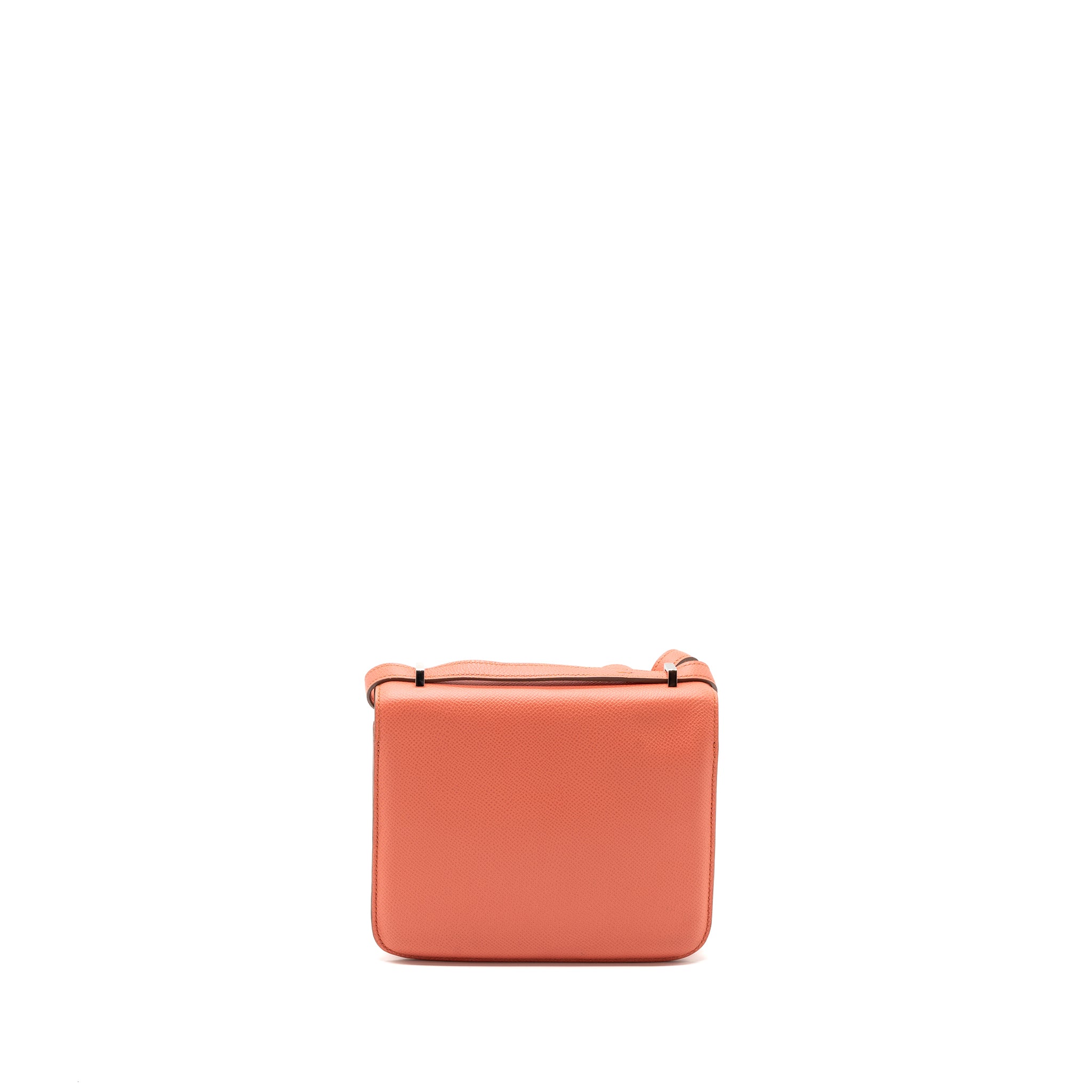 HERMES MINI CONSTANCE EPSOM CREVETTE PINK SHW