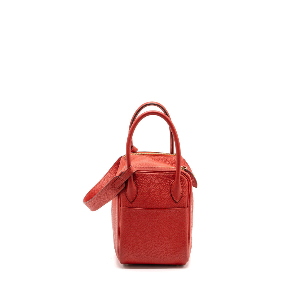 HERMES LINDY 26 CLEMENCE ROUGE TOMATE GHW