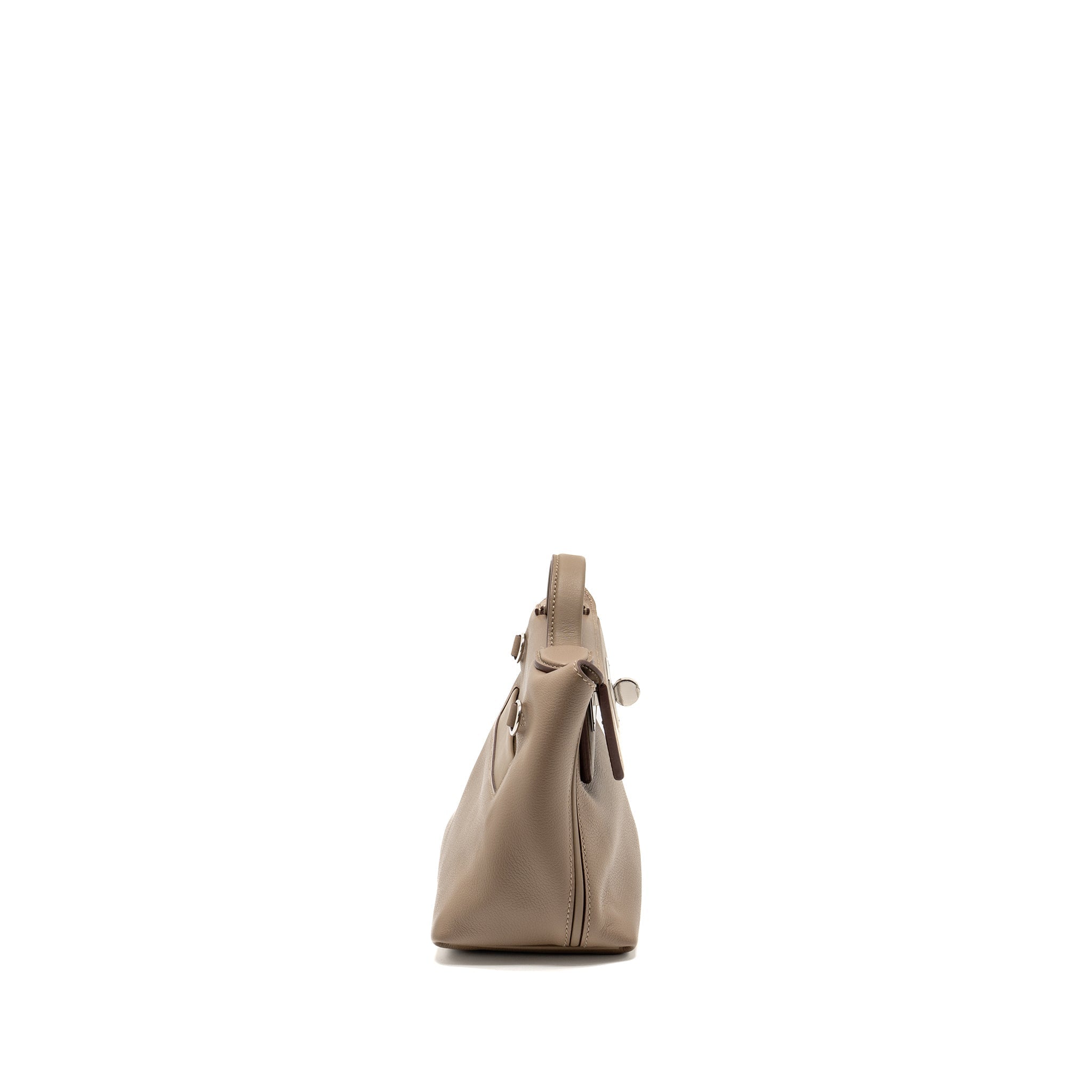 HERMES MINI 2424 24/24-21 BAG EVERCOLOR/SWIFT ETOUPE SHW