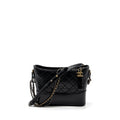 CHANEL NEW MEDIUM GABRIELLE HOBO BAG CALFSKIN BLACK MULTICOLOUR HARDWARE (MICROCHIP)
