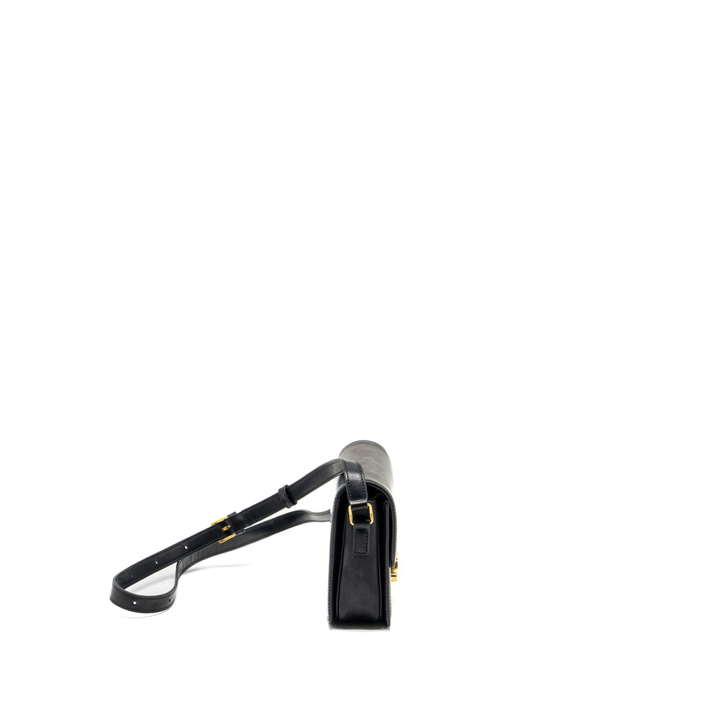 CELINE TEEN TRIOMPHE BAG CALFSKIN BLACK GHW