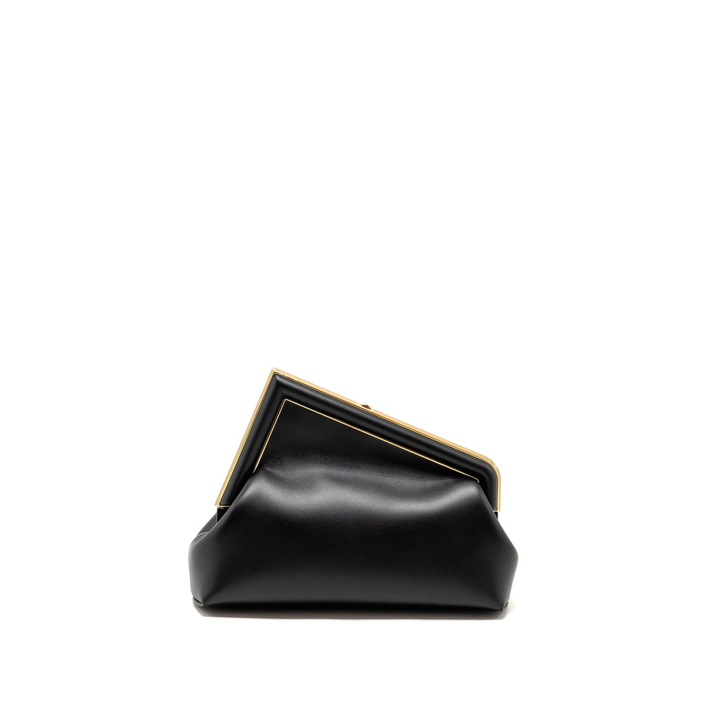 FENDI MEDIUM FENDI FIRST BAG NAPPA BLACK GHW