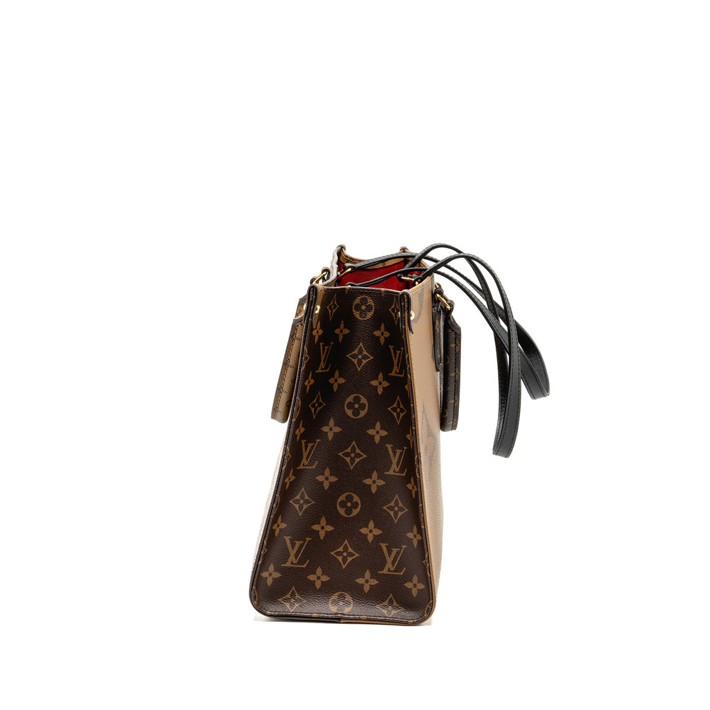 LOUIS VUITTON ONTHEGO MM MONOGRAM CANVAS GHW