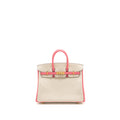 HERMES BIRKIN 25 SPECIAL ORDER SWIFT CRAIE/ROSE AZALEE GHW