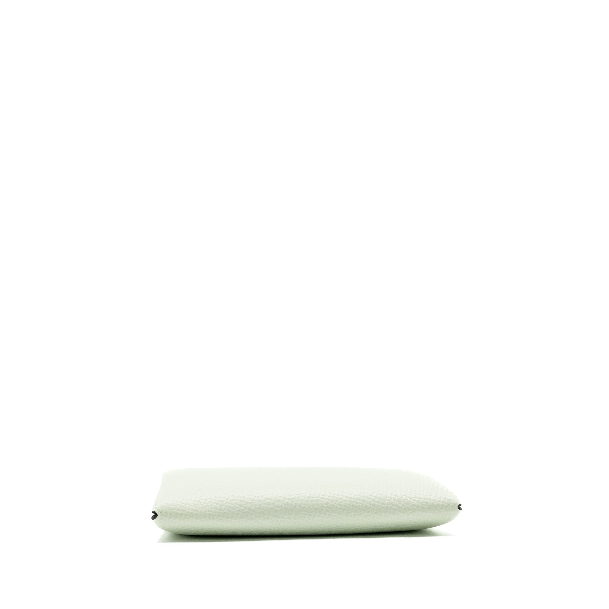 HERMES CALVI CARD HOLDER EPSOM VERT FIZZ SHW