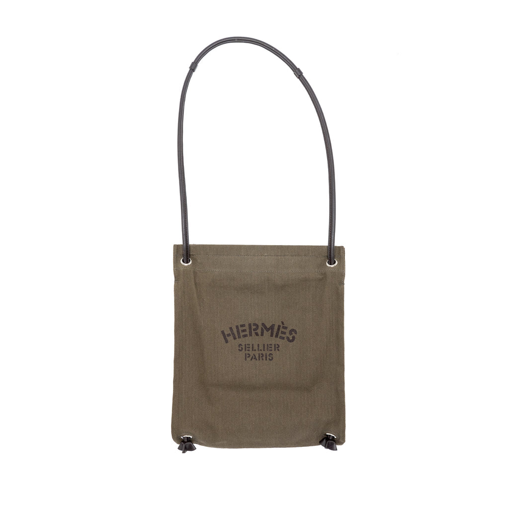HERMES MALINE BAG KHAKI / EBENE SHW