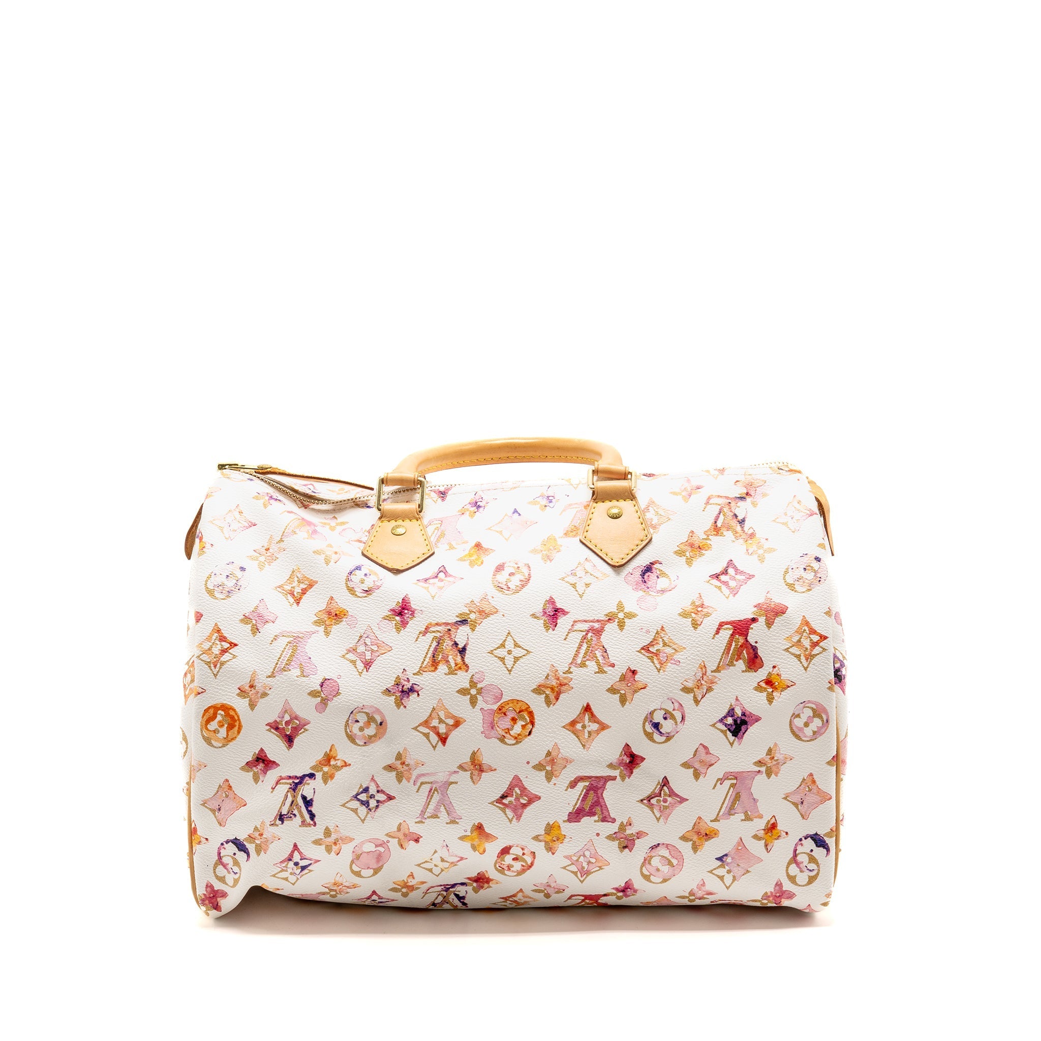 LOUIS VUITTON SPEEDY 35 BOSTON BAG WATERCOLOR MONOGRAM CANVAS MULTICOLOUR GHW