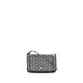 GOYARD PLUMET POCKET WALLET GOYARDINE CANVAS/CALFSKIN GREY SHW