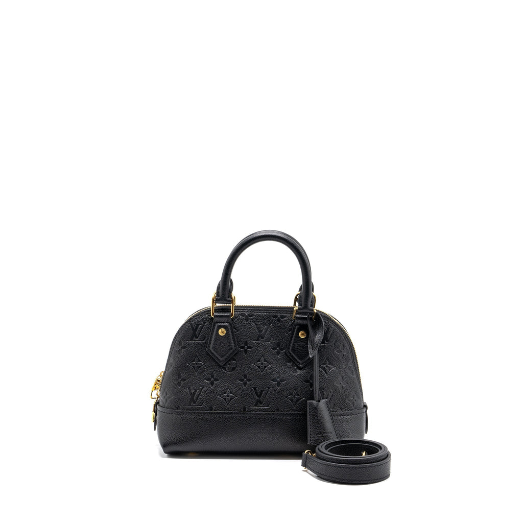 LOUIS VUITTON NEO ALMA BB MONOGRAM EMPREINTE BLACK GHW (NEW VERSION)