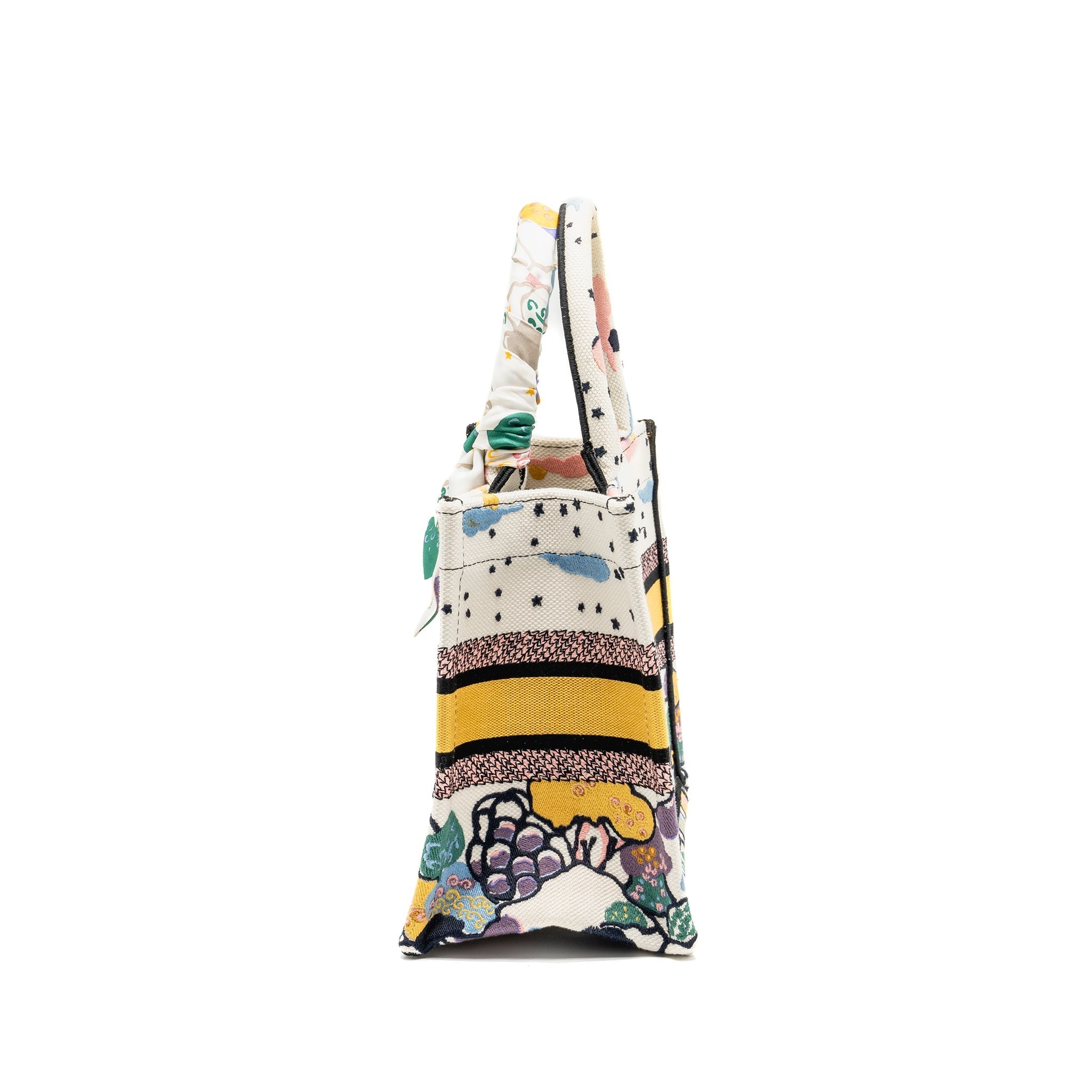 DIOR SMALL DIOR BOOK TOTE CANVAS MULTICOLOUR