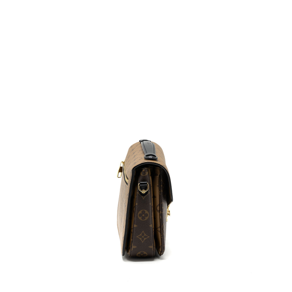 LOUIS VUITTON POCHETTE MÉTIS MONOGRAM REVERSE CANVAS GHW