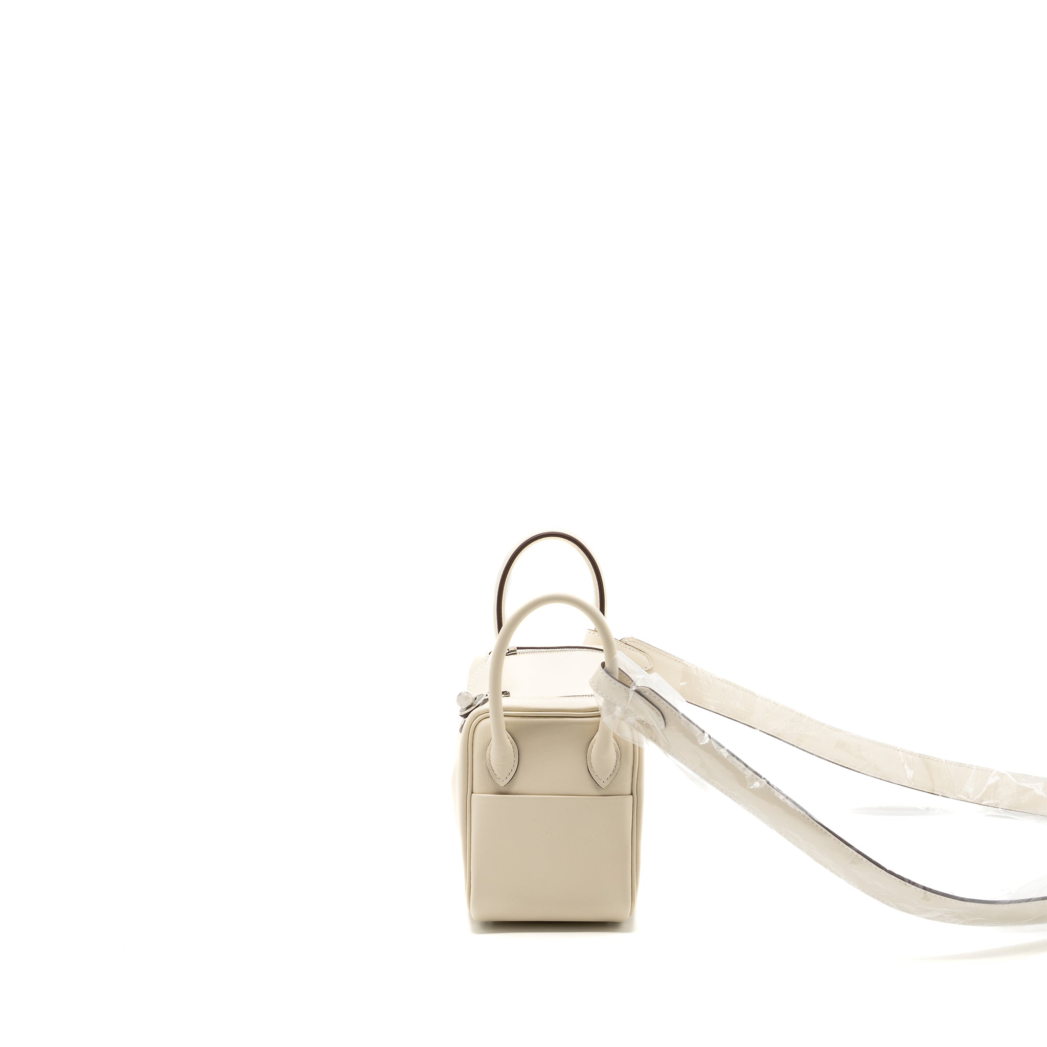 HERMES MINI LINDY SWIFT NATA / LIME SHW