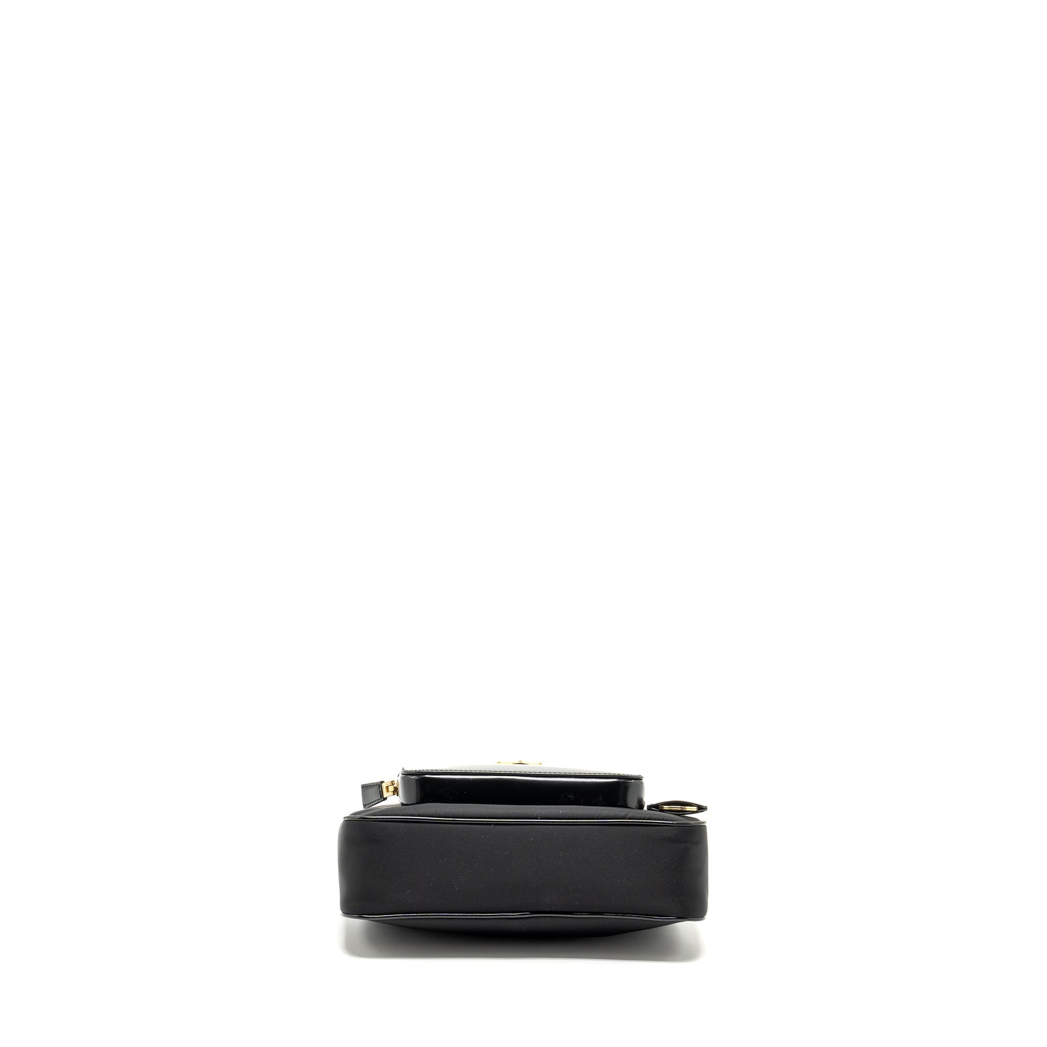 PRADA RE-NYLON MINI BAG NYLON/ CALFSKIN BLACK GHW