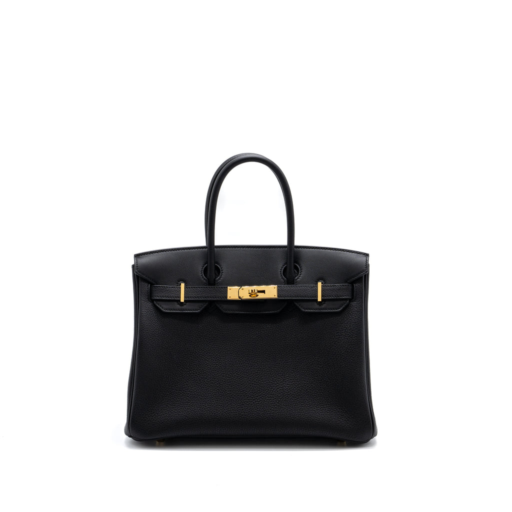 HERMES BIRKIN 30 3 IN 1/ 3 EN 1 TOGO/ SWIFT/ CANVAS BLACK GHW
