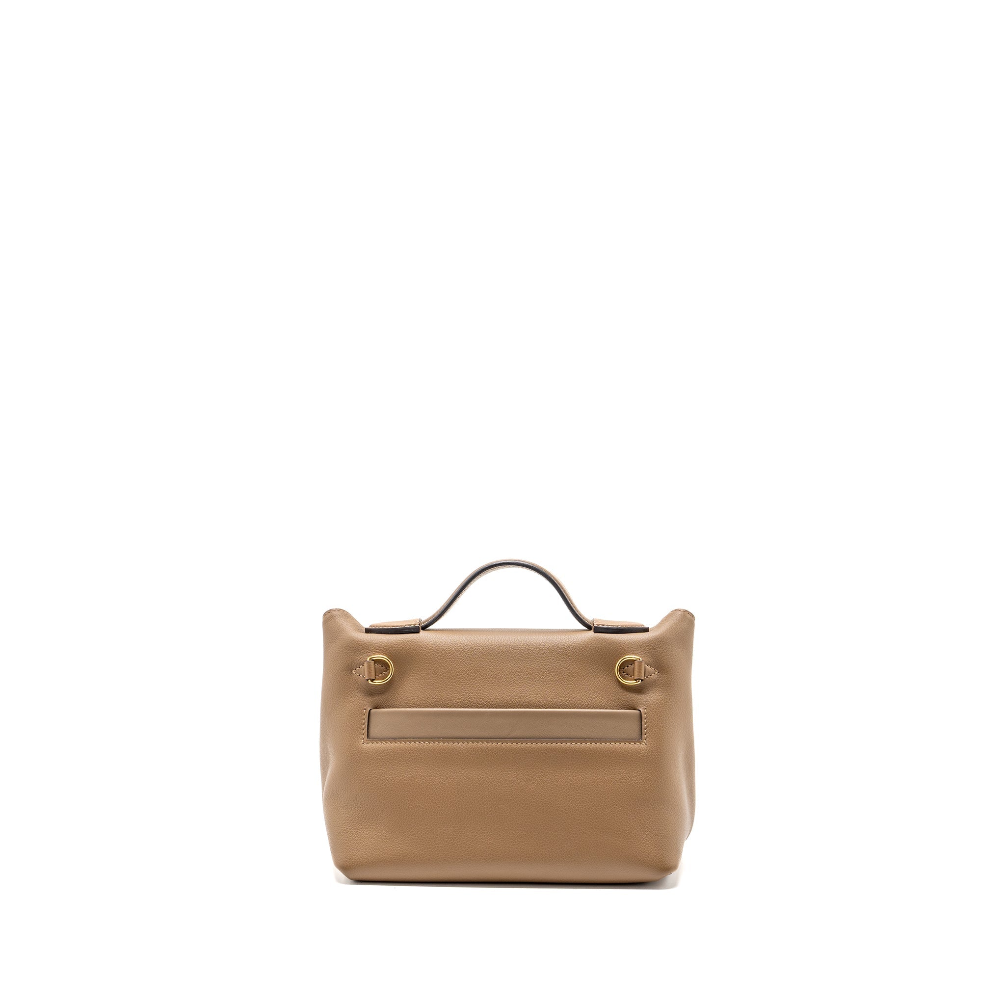 HERMES MINI 24/24 2424 - 21 BAG EVERCOLOR / SWIFT BEIGE DE WEIMAR / ETOUPE GHW