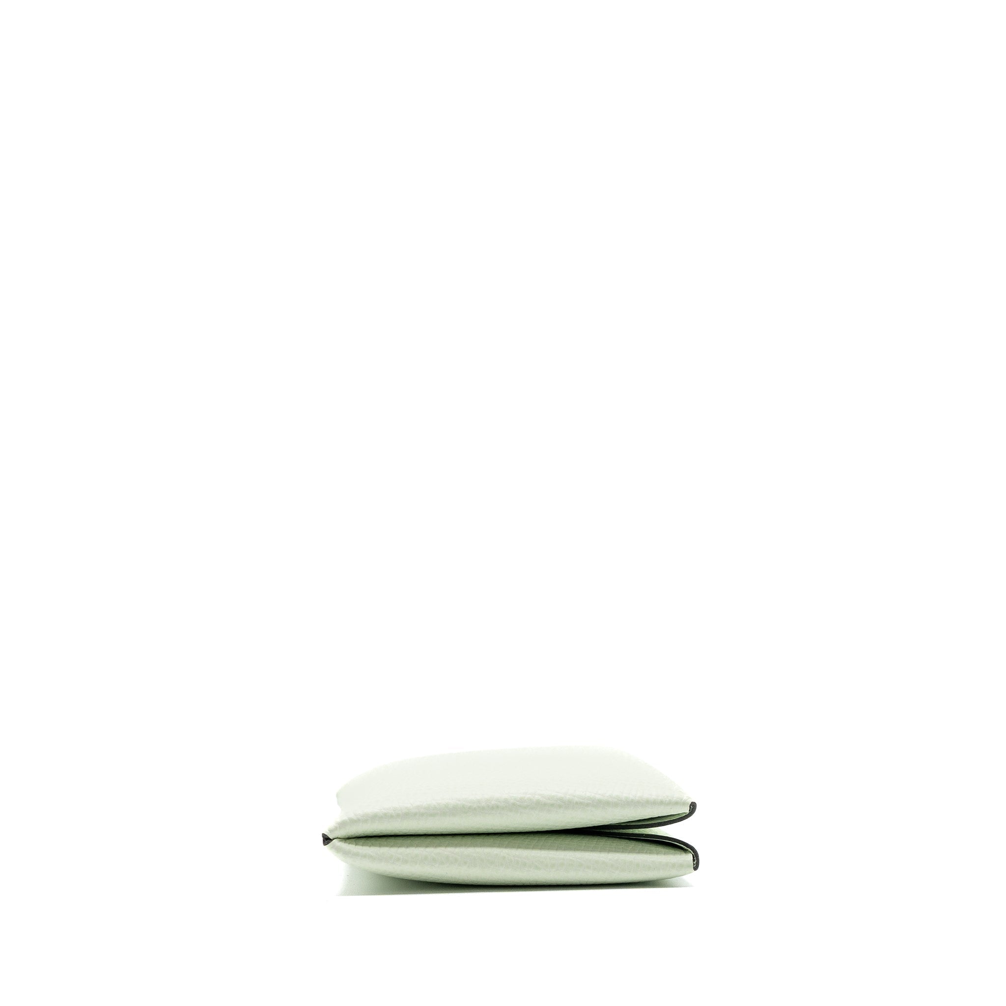 HERMES CALVI CARD HOLDER EPSOM VERT FIZZ SHW