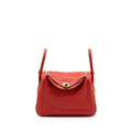 HERMES LINDY 26 CLEMENCE ROUGE TOMATE GHW
