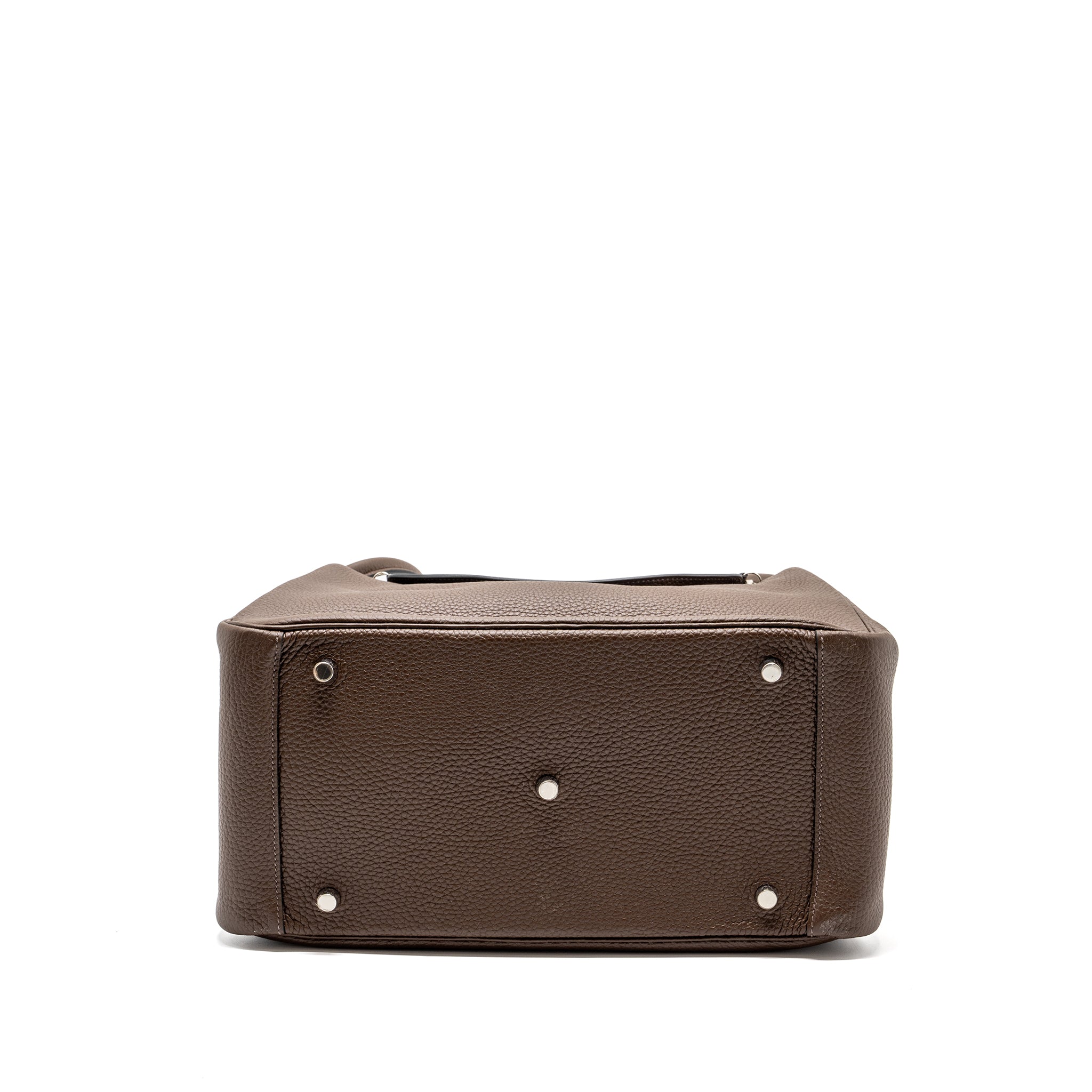 HERMES LINDY 34 CLEMENCE CHOCOLATE SHW