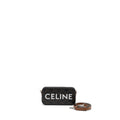 CELINE HORIZONTAL TRIOMPHE LOGO PRINT POUCH COATED CANVAS/LEATHER TAN/BROWN SHW