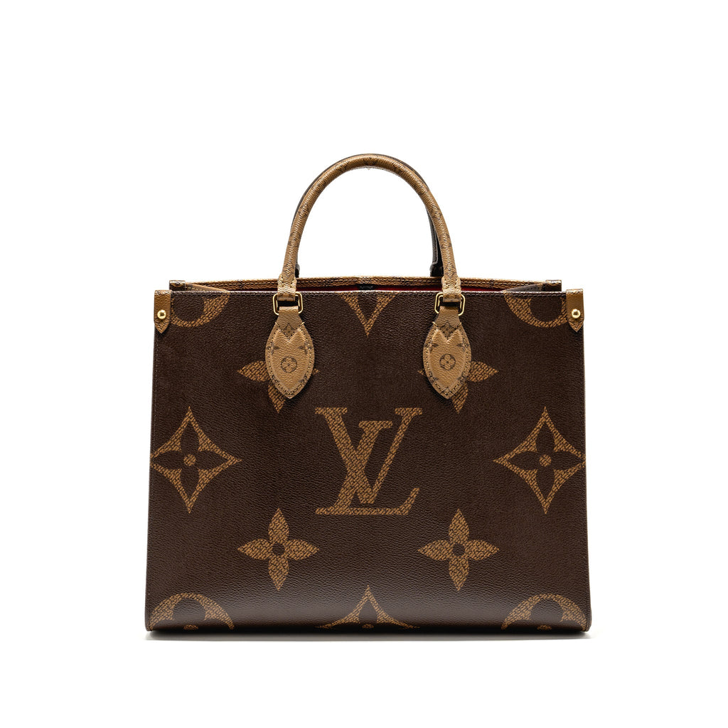 LOUIS VUITTON ONTHEGO MM MONOGRAM CANVAS GHW