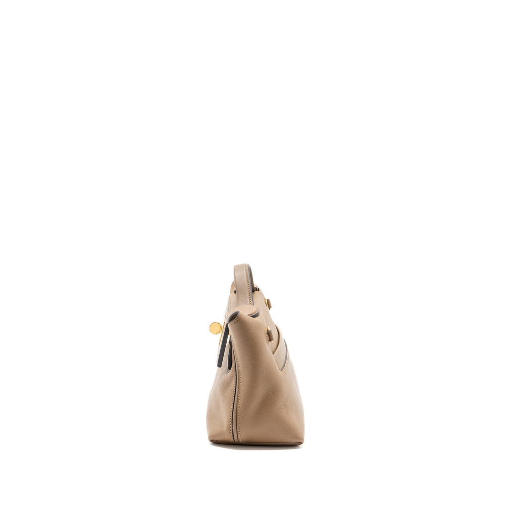 HERMES MINI 24/24 2424 - 21 BAG EVERCOLOR / SWIFT BEIGE DE WEIMAR / ETOUPE GHW