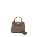 HERMES KELLY 25 EPSOM GRIS ETAIN GHW