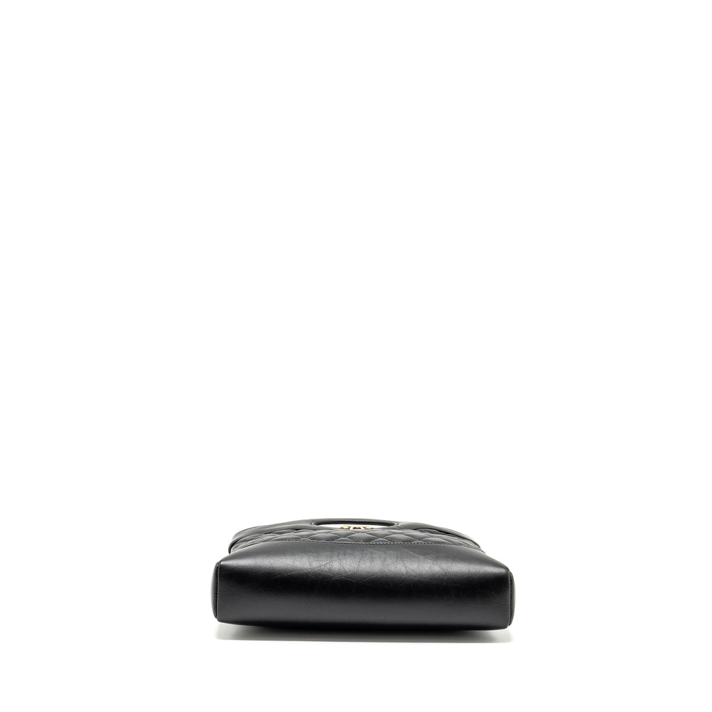 CHANEL 23A MINI 31 BAG CALFSKIN BLACK LGHW (MICROCHIP)