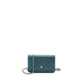 CHANEL CLASSIC WALLET ON CHAIN CAVIAR DARK GREEN SHW