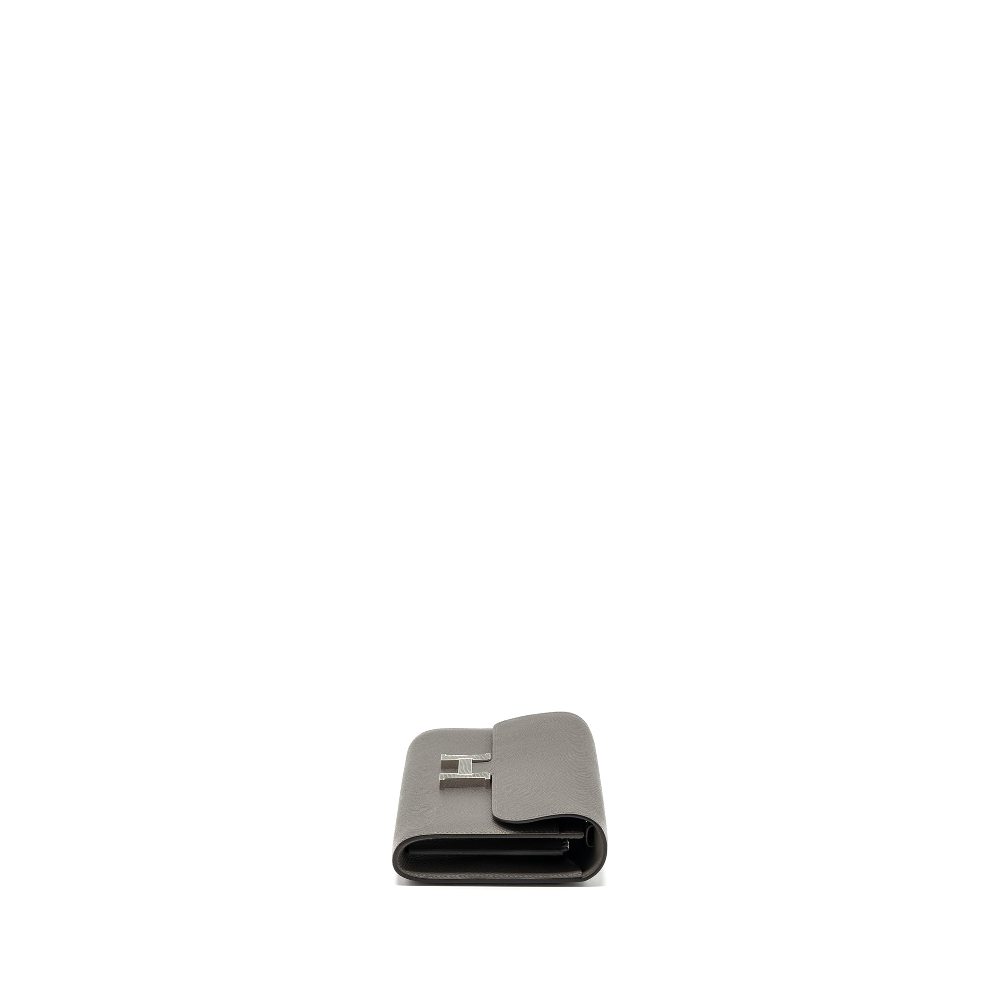 HERMES CONSTANCE TO GO EPSOM LIZARD BUCKLE GRIS MEYER/GRIS FONCE SHW