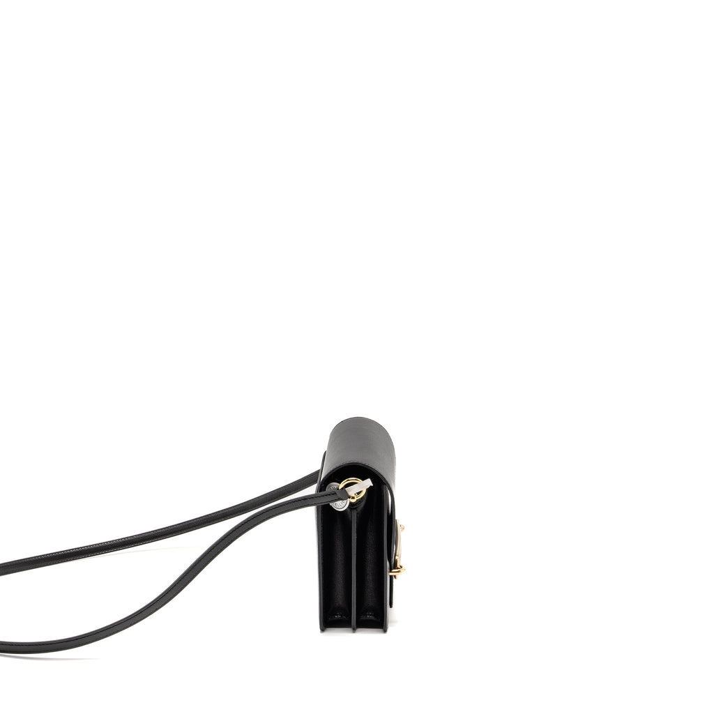 HERMES MINI ROULIS EVERGRAIN BLACK LGHW