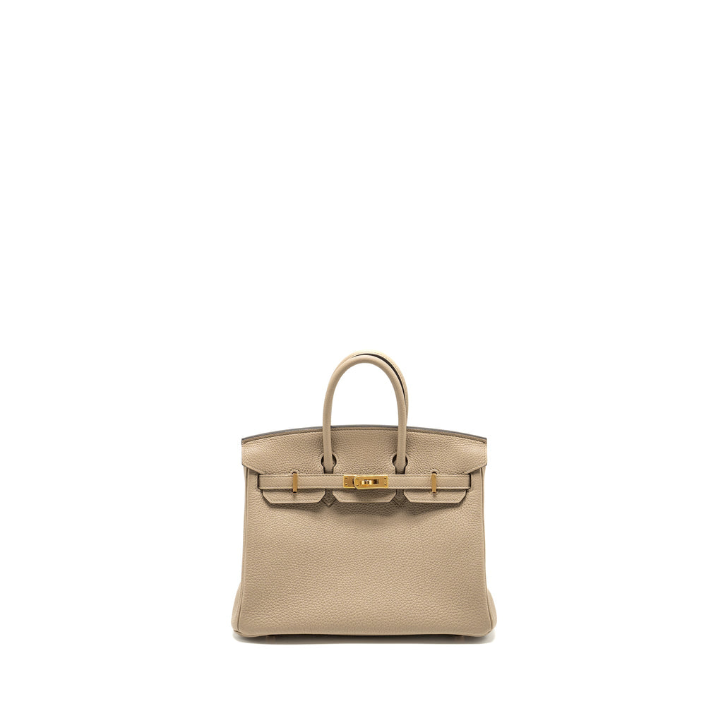 HERMES BIRKIN 25 TOGO 81 GRIS TOURTERELLE RGHW