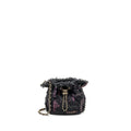 CHANEL SMALL BUCKET BAG DENIM BLACK LGHW (MICROCHIP)