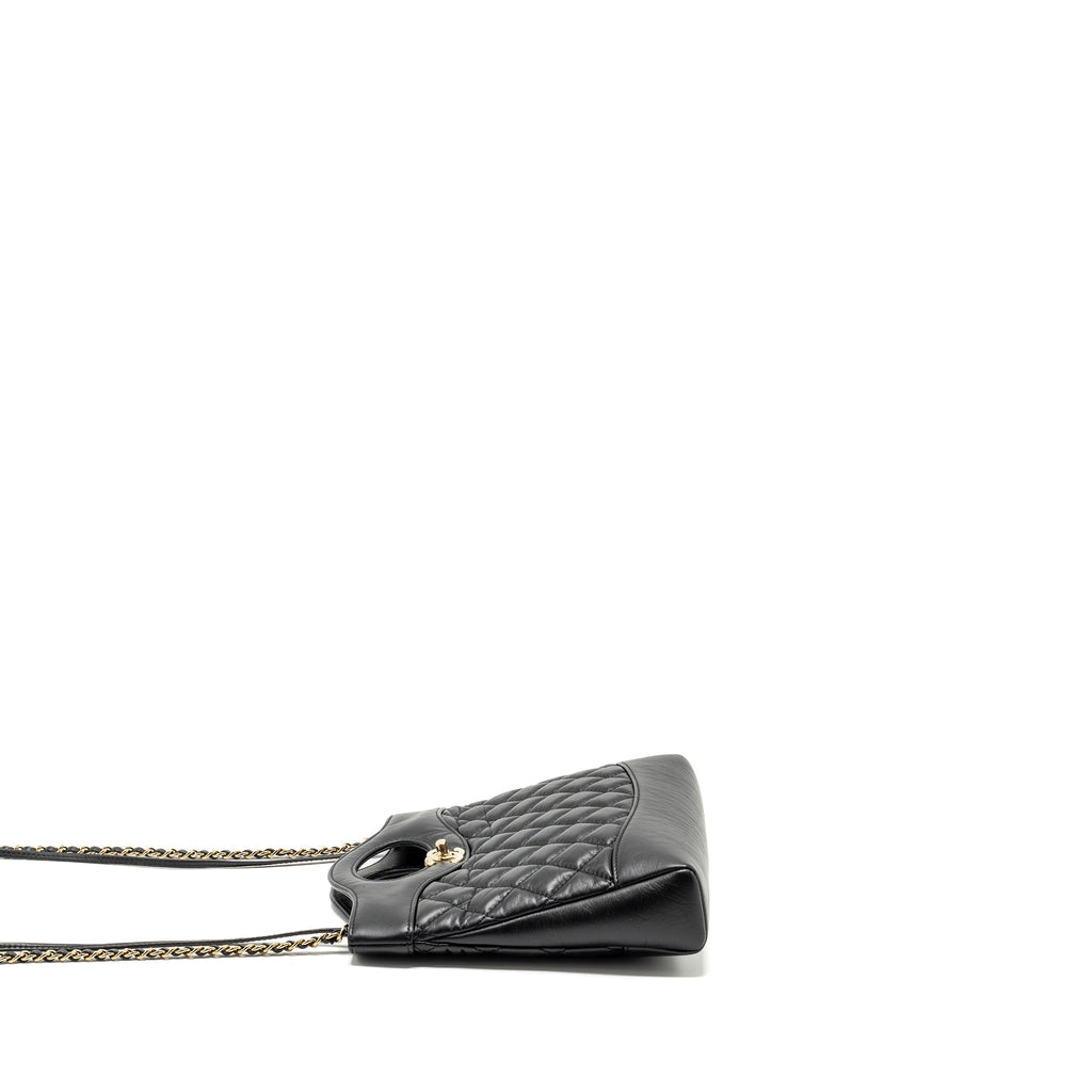 CHANEL 23A MINI 31 BAG CALFSKIN BLACK LGHW (MICROCHIP)