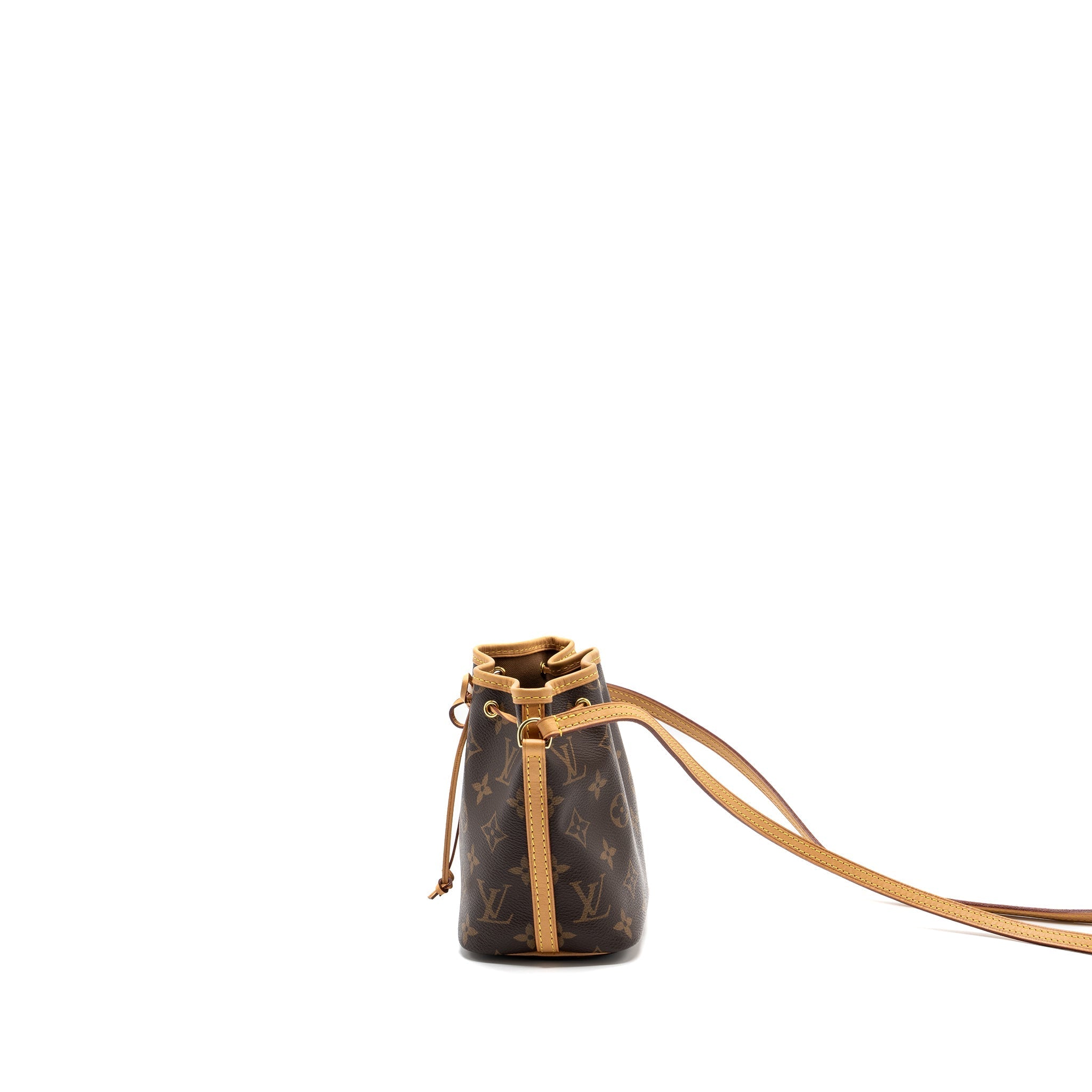 LOUIS VUITTON NANO NOE MONOGRAM CANVAS GHW
