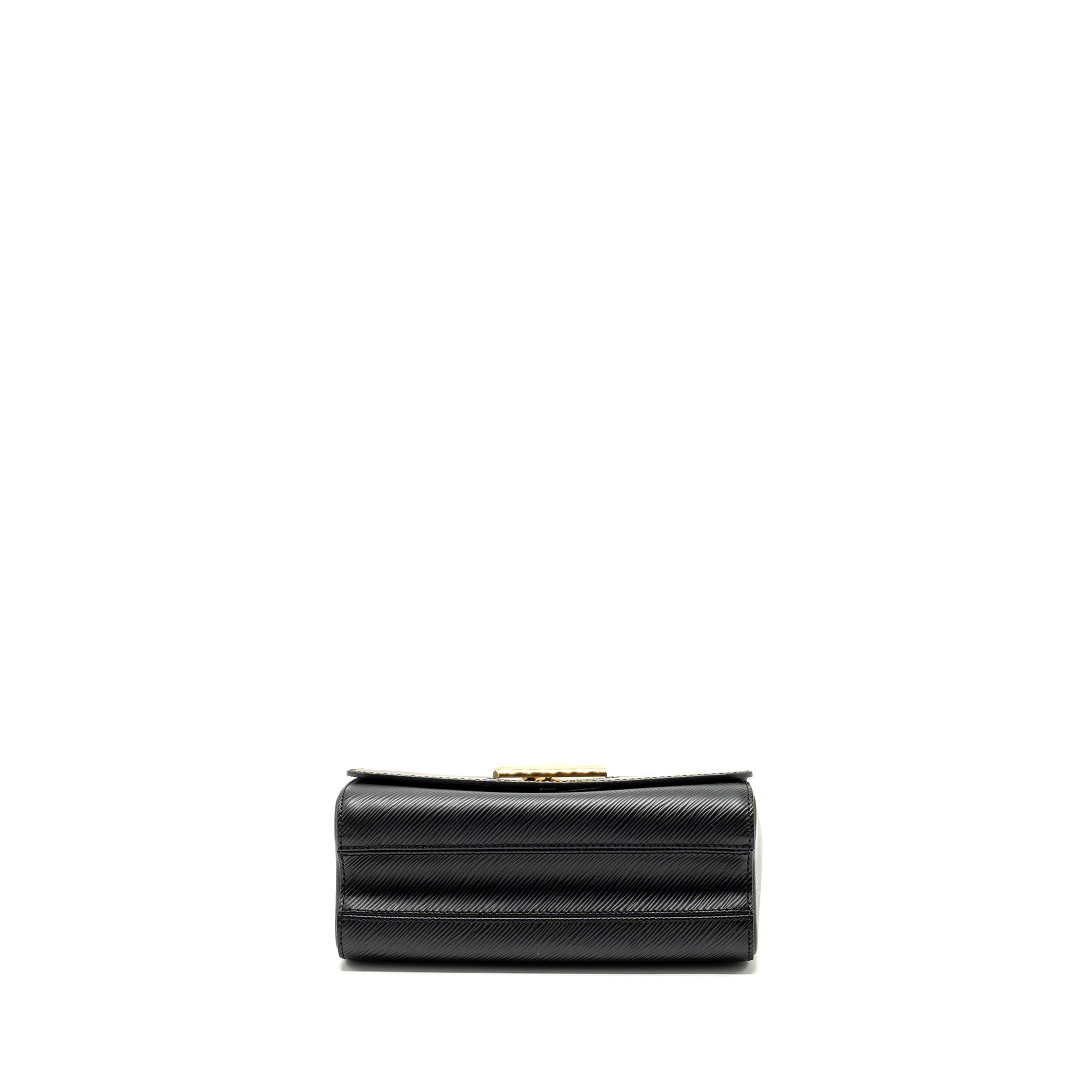 LOUIS VUITTON TWIST MM EPI BLACK GHW