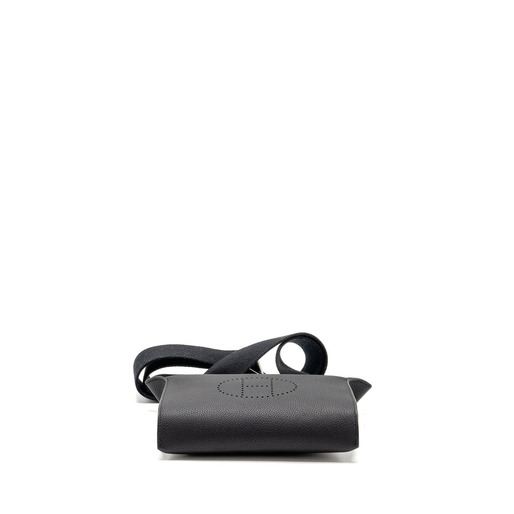 HERMES VIDEPOCHES BAG TOGO BLACK SHW