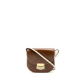 CELINE TROUTTEUR CROSSBODY BAG LEATHER CARAMEL / CREAM GHW