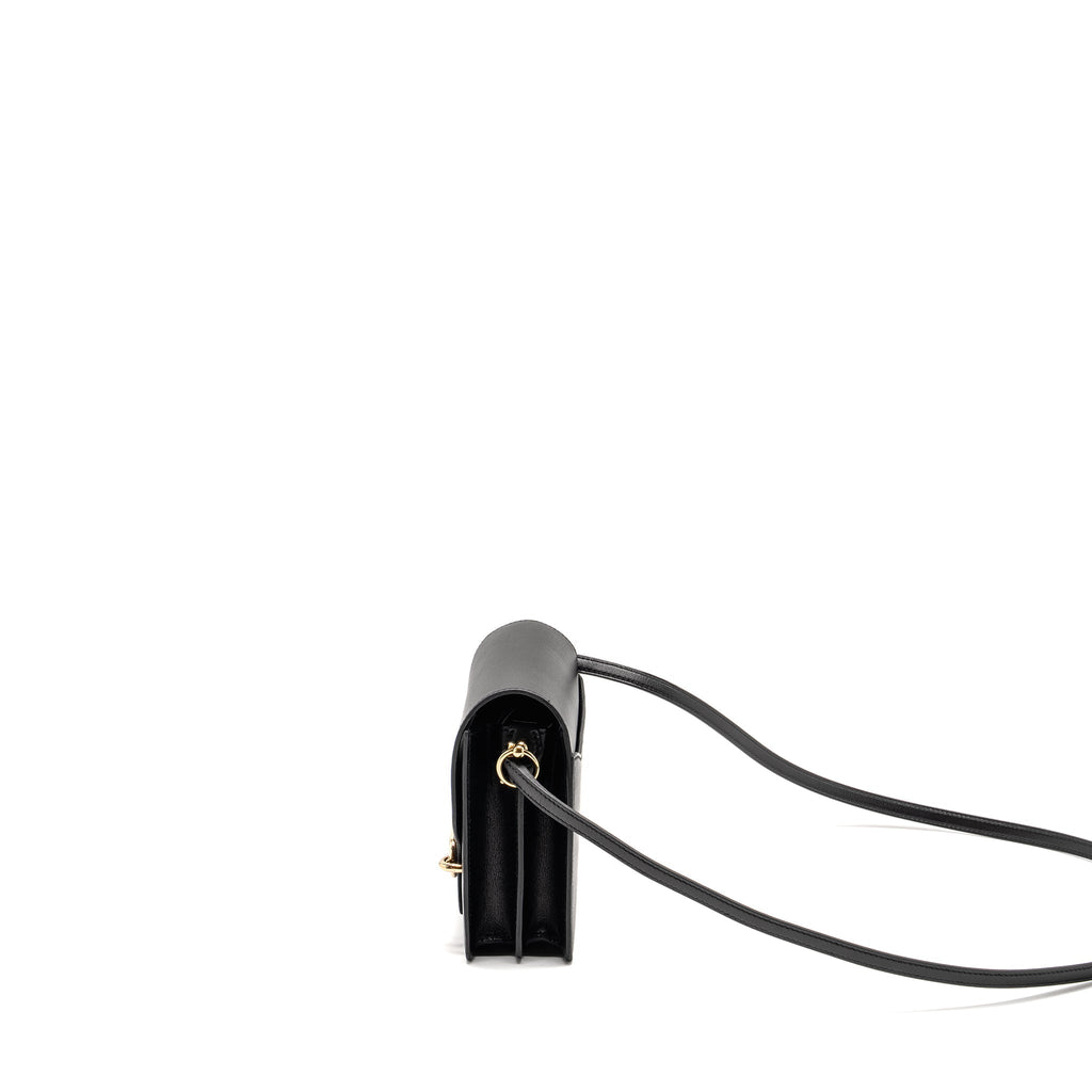 HERMES MINI ROULIS EVERGRAIN BLACK LGHW