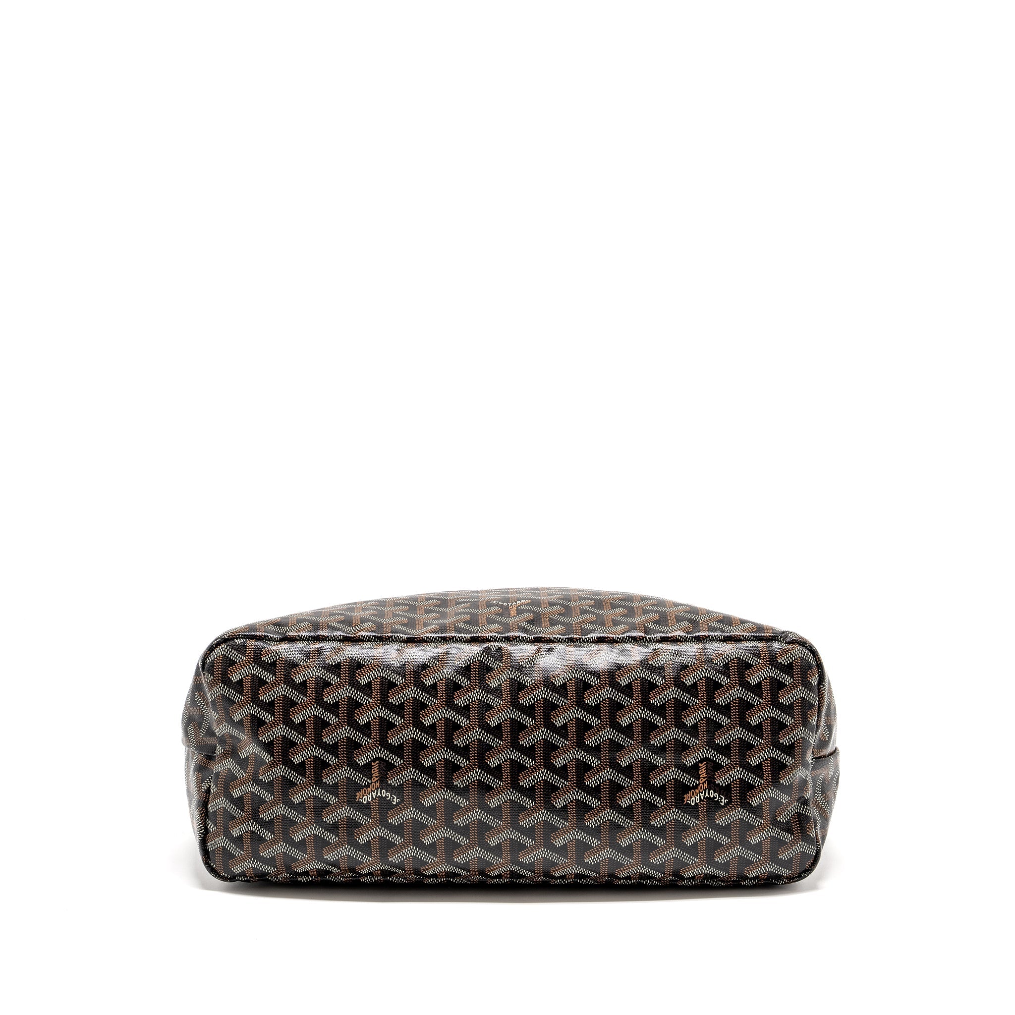 GOYARD BOHEME HOBO BAG GOYARDINE CANVAS / CALFSKIN BLACK SHW