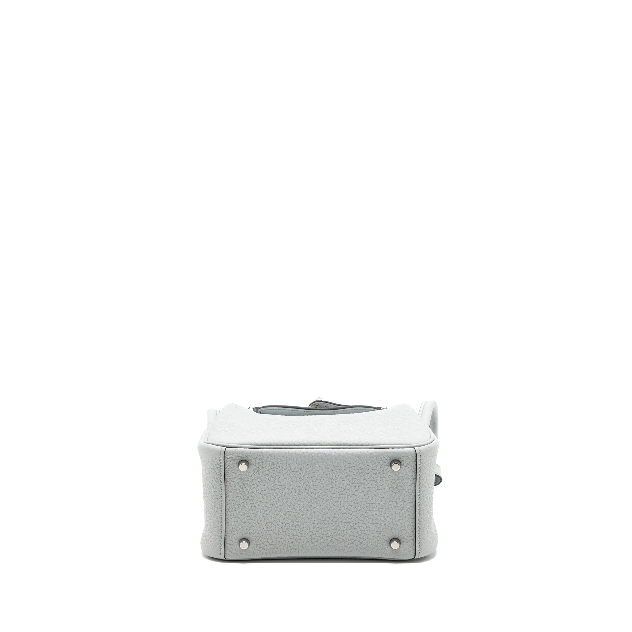 HERMES MINI LINDY CLEMENCE BLEU PALE SHW