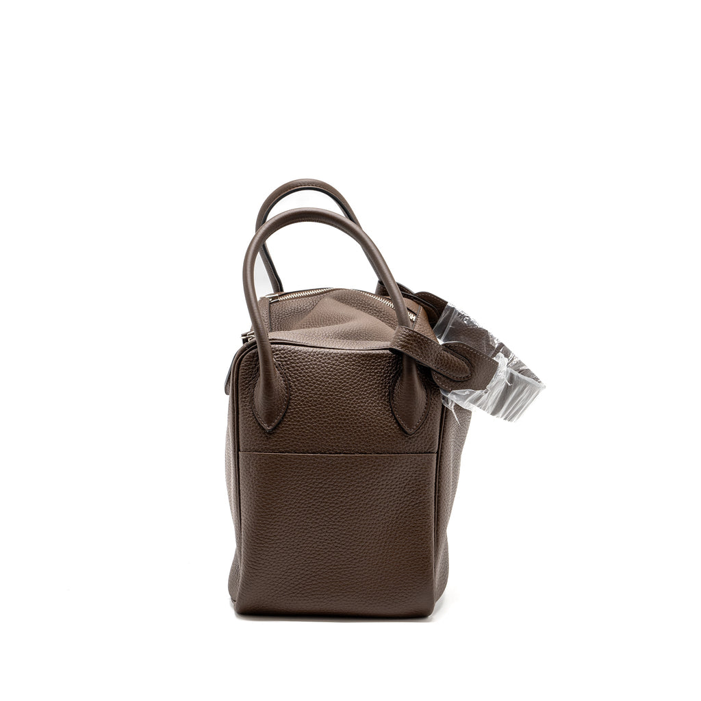 HERMES LINDY 34 CLEMENCE CHOCOLATE SHW