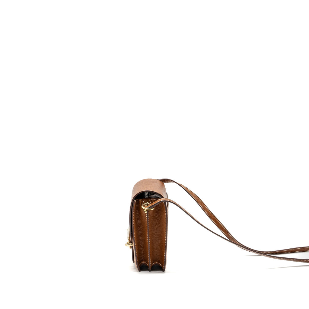 HERMES MINI ROULIS BARENIA FAUBOURG 34 FAUVE LGHW