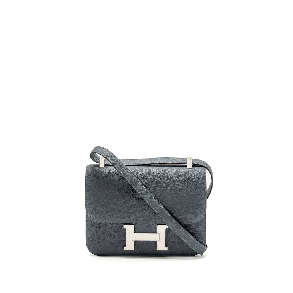HERMES CONSTANCE 24 EPSOM GRIS MISTY BRUSHED SHW