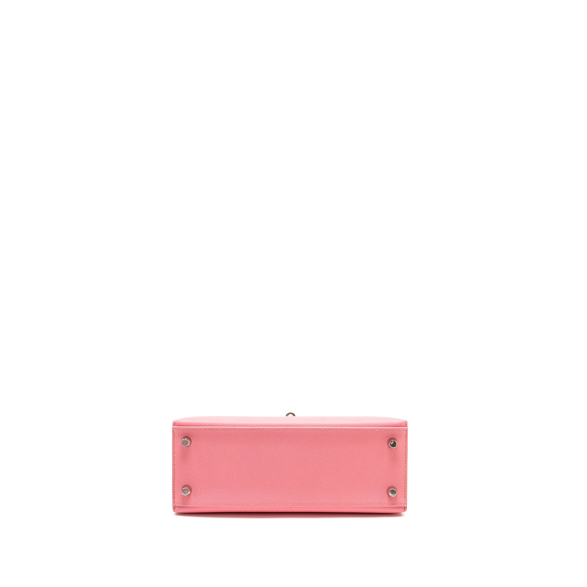 HERMES KELLY 25 EPSOM 1Q ROSE CONFETTI SHW
