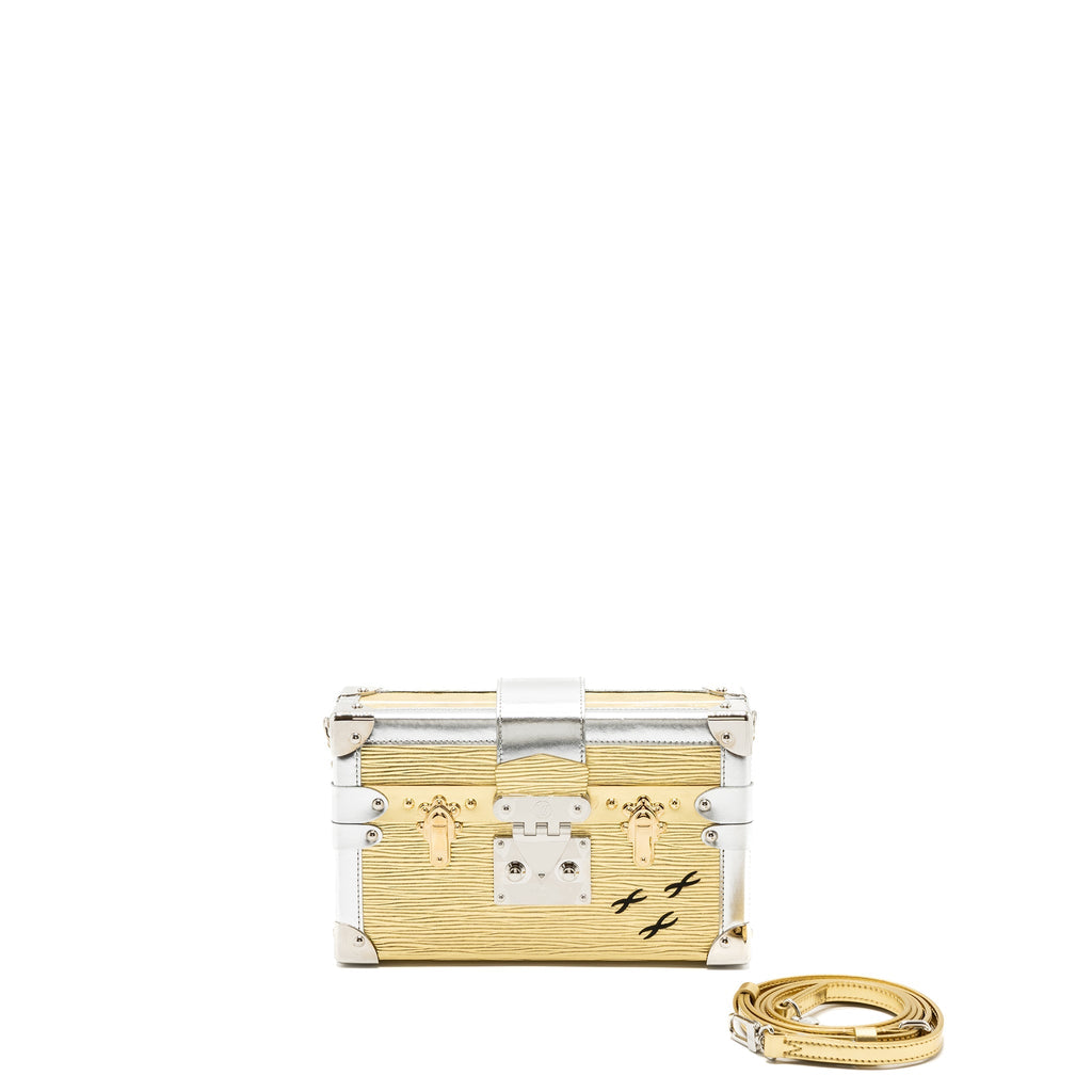 LOUIS VUITTON PETIT MALLE EPI GOLD / SILVER SHW