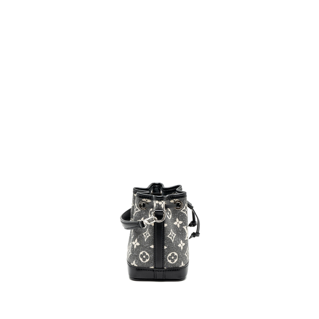 LOUIS VUITTON NANO NOE JACQUARD DENIM BLACK MULTICOLOUR SHW (NEW VERSION)