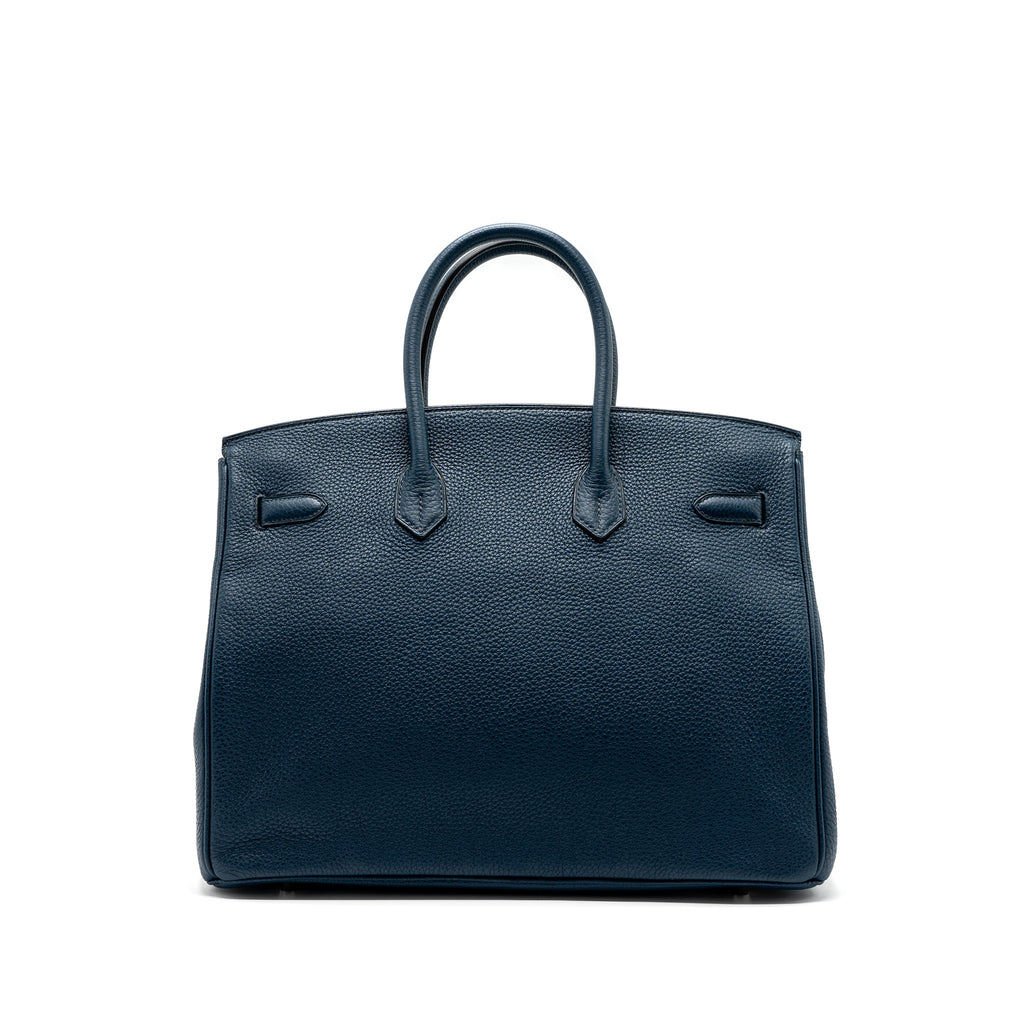 HERMES BIRKIN 35 TOGO DARK BLUE SHW