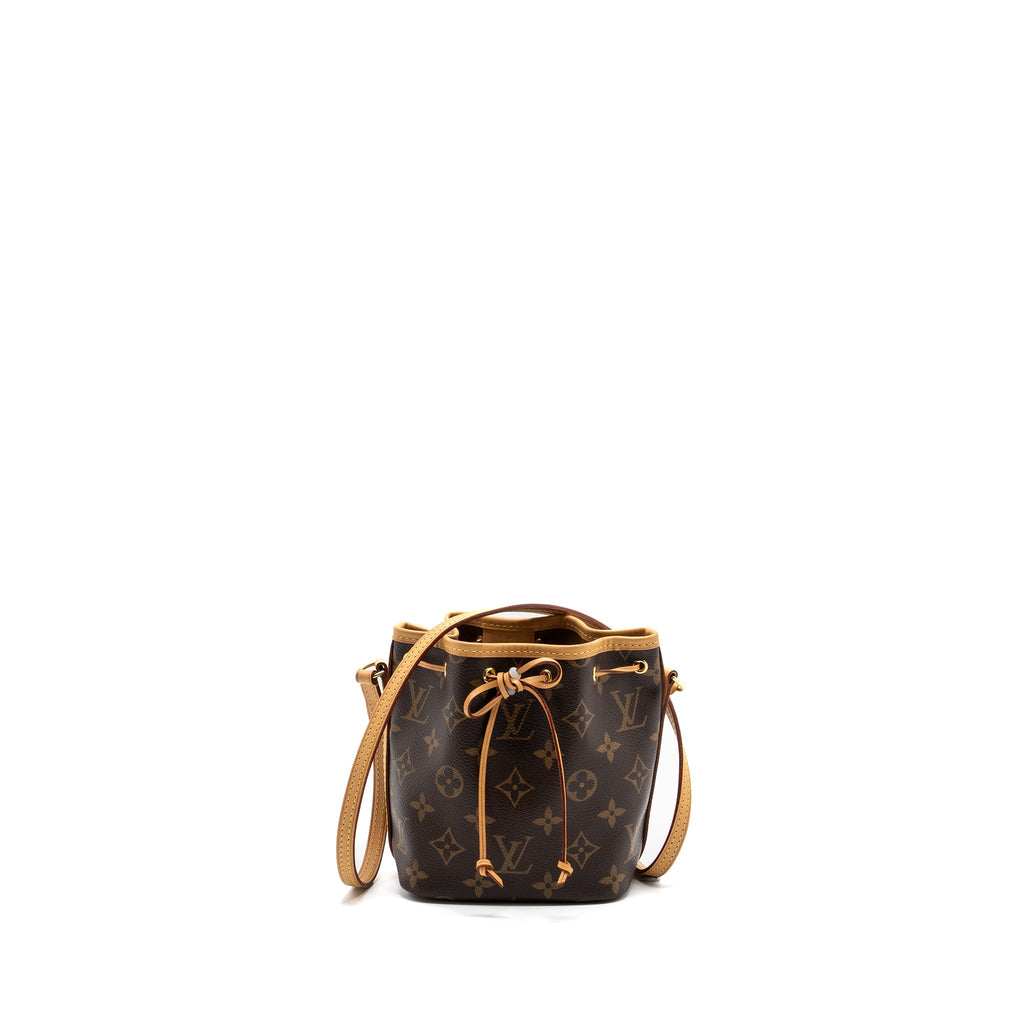 LOUIS VUITTON NANO NOE MONOGRAM CANVAS GHW