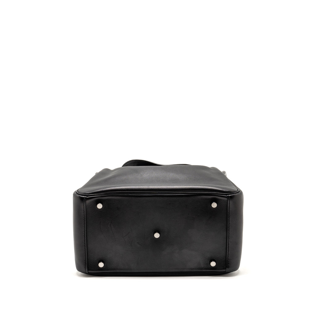 HERMES TOUCH LINDY 30 SWIFT/ALLIGATOR MISSISSIPPIENSIS BLACK SHW
