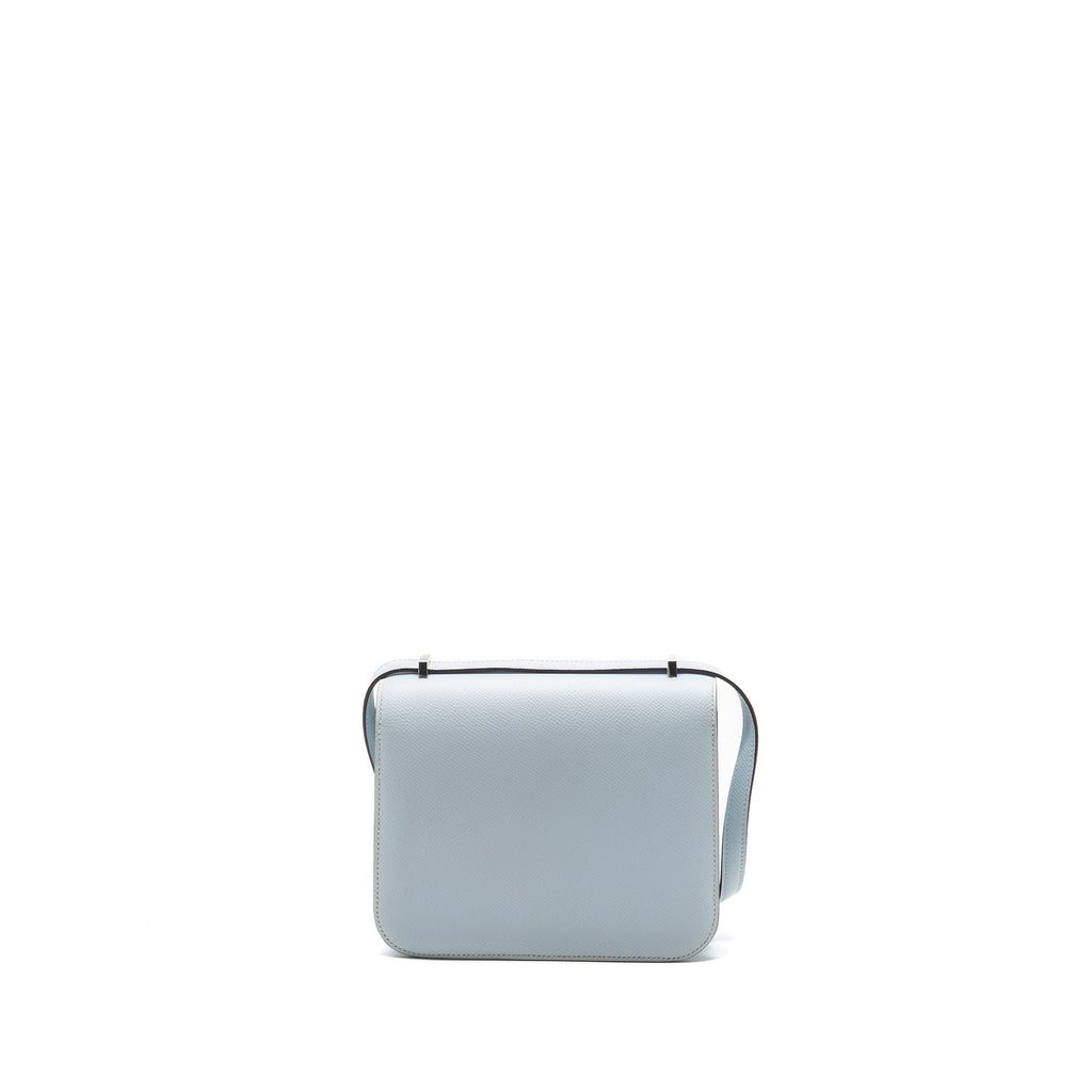 HERMES MINI CONSTANCE EPSOM BLUE BRUME SHW